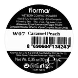 Flormar Wet & Dry Compact Powder, W07 Caramel Peach