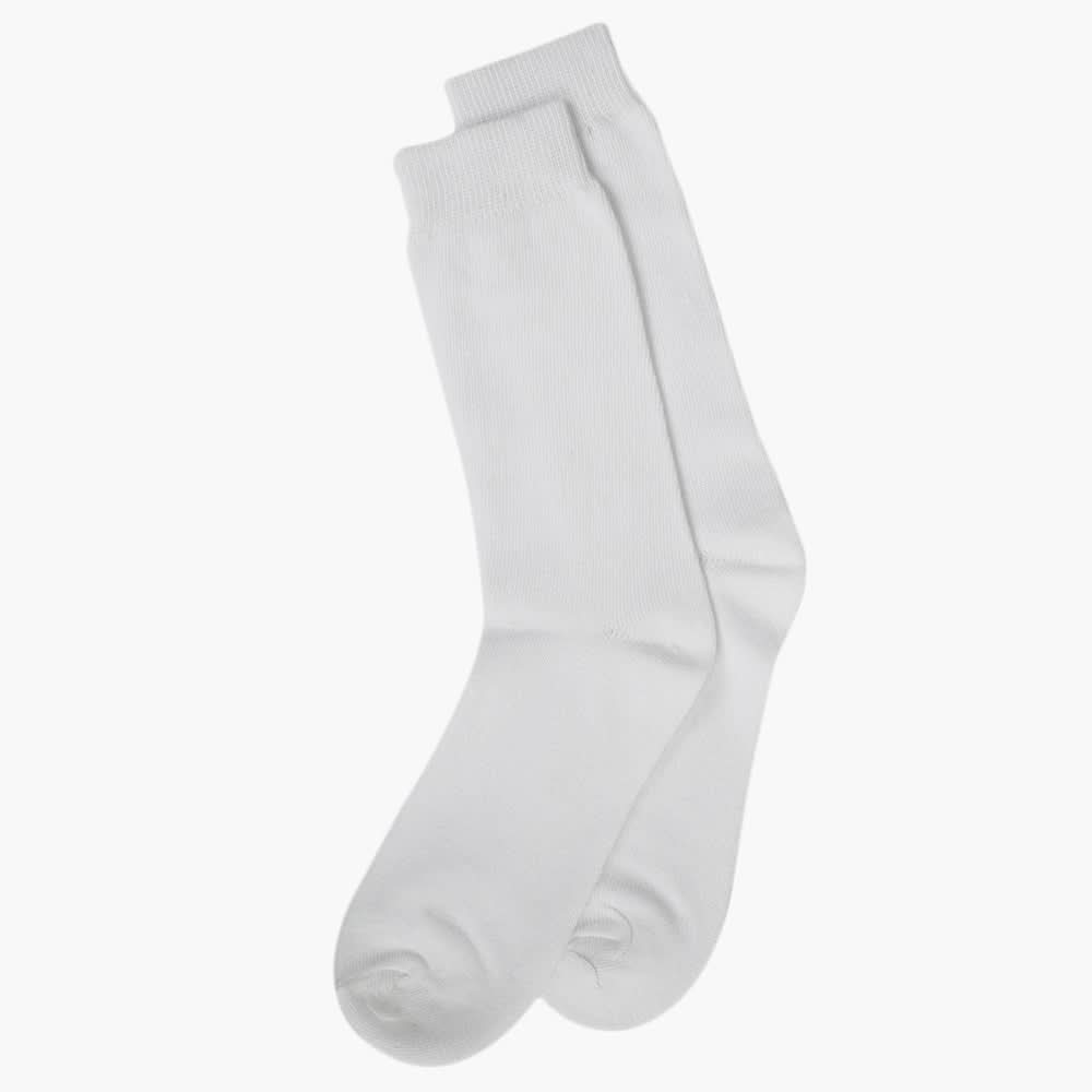 Girls Uniform Cotton Sock - White