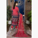 Schick Jaal Series Heavy Embroidered Unstitched 3Pcs Suit - 9