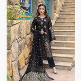 Schick Sofia Viscose Jacquard Broshia Unstitched 3Pcs Suit - 9
