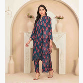 Tawakkal Mayal Viscose Embroidered Unstitched 3Pcs Suit With Shawl