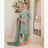 Tawakkal Mayal Viscose Embroidered Unstitched 3Pcs Suit With Shawl