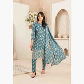 Tawakkal Mayal Viscose Embroidered Unstitched 3Pcs Suit With Shawl