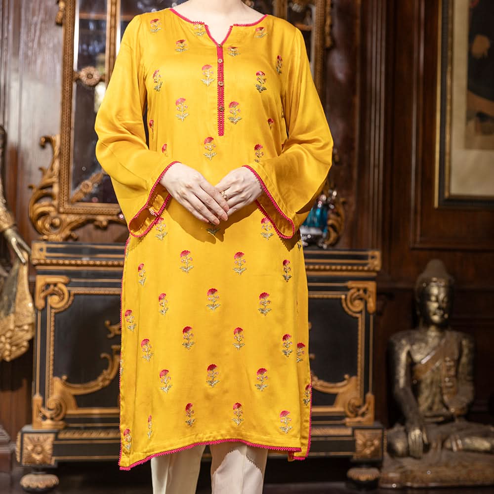 Eminent Women's Embroidered Cotail Kurti - 09
