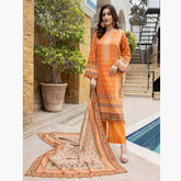 Schick Uraan Khaddar Printed Unstitched 3Pcs Suit - 4