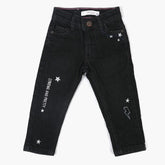 Girls Denim Pant - Black