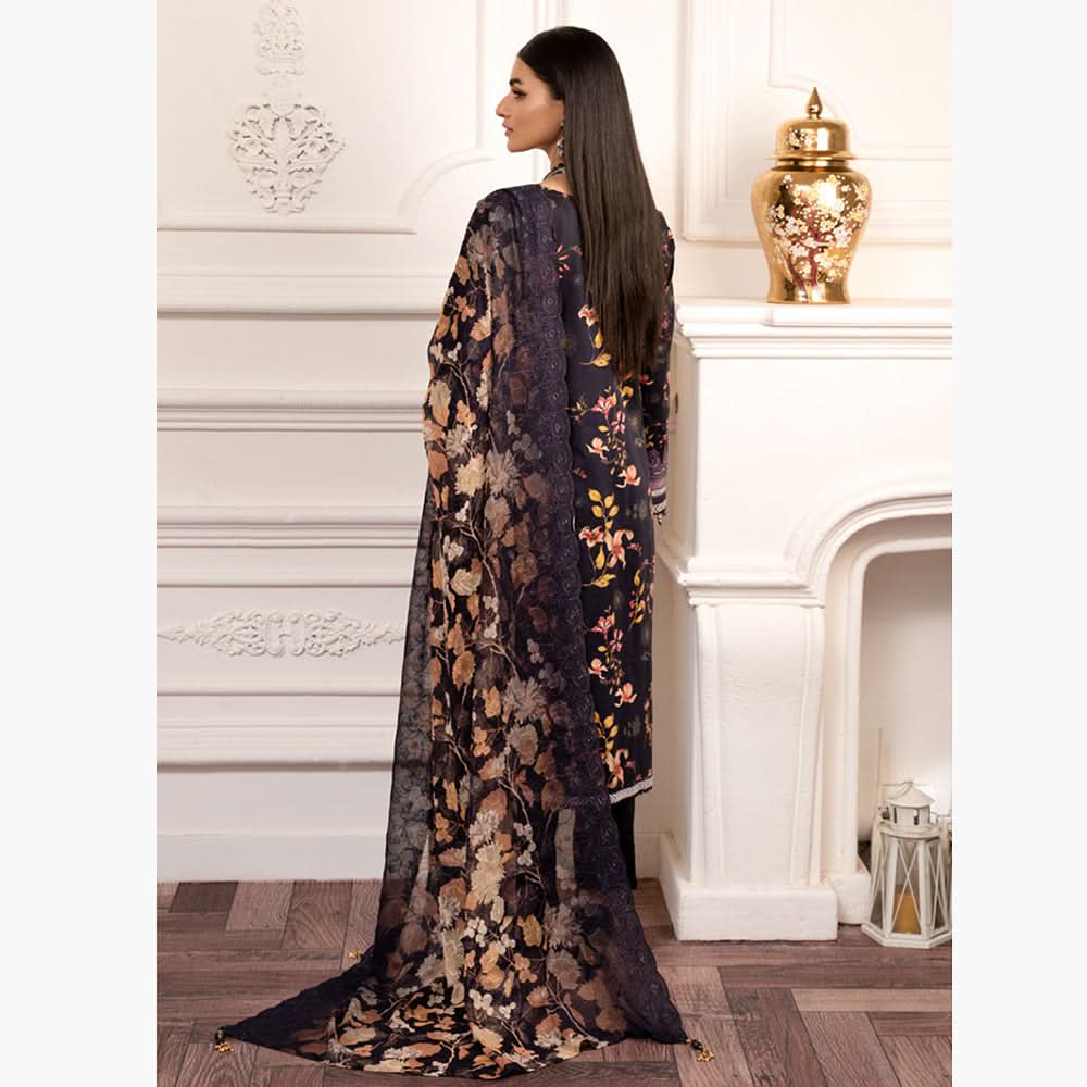 Al-Zohaib Sun Shine Cotton Printed Unstitched 3Pcs Suit - 3