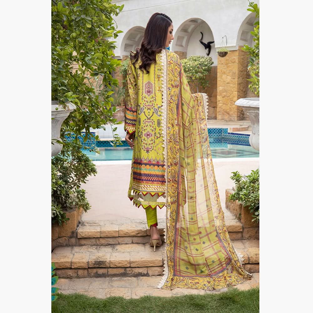 Schick Shahkar Viscose Boring Edition Unstitched 3Pcs Suit - 10