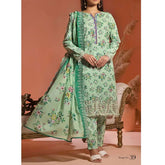 Aiza & Momina Digital Printed Chikankari Embroidered Unstitched 3Pcs Suit - 39