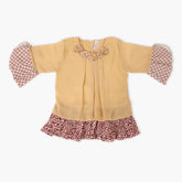 Girls Western Top - Khaki