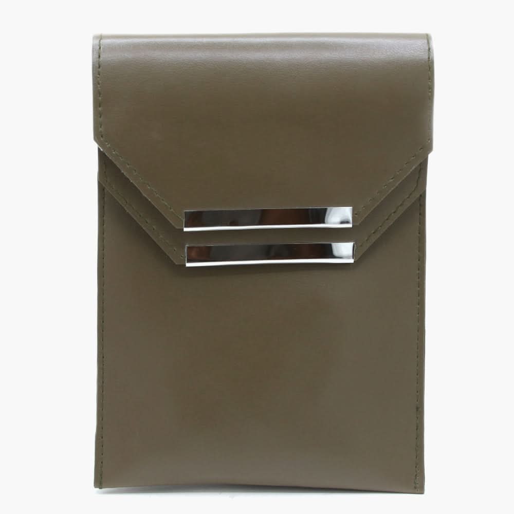 Women's Mobile Shoulder Pouch - Olive Green