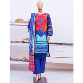 Mirha Digital Lawn Printed 3Pcs Unstitched Suit Cord's With Dupatta