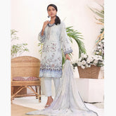 Esra Lawn Digital Printed Embroidered 3Pcs Unstitched Suit - 6