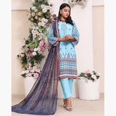 Esra Lawn Digital Printed Embroidered 3Pcs Unstitched Suit - 5