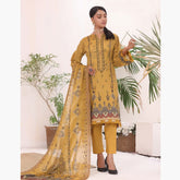 Esra Lawn Digital Printed Embroidered 3Pcs Unstitched Suit - 1