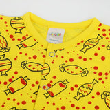 Newborn Girls Romper 1Pcs - Yellow