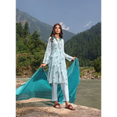 Bin Hameed Zara Lawn Printed Embroidered 3Pcs Suit - CK-03