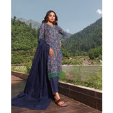 Bin Hameed Zara Lawn Printed Embroidered 3Pcs Suit - CK-06