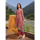 Bin Hameed Zara Lawn Printed Embroidered 3Pcs Suit - CK-05