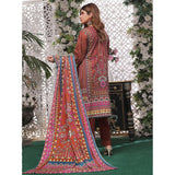 Bin Hameed Rim Jim Lawn Premium Printed Embroidered Unstitched 3Pcs Suit - SF-59