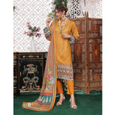 Bin Hameed Rim Jim Lawn Premium Printed Embroidered Unstitched 3Pcs Suit - EKR-56