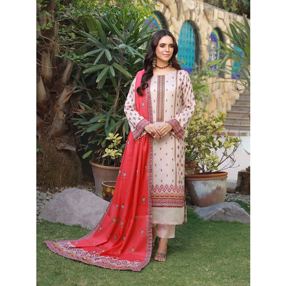 Schick Dr Print Lawn Unstitched 3Pcs Suit - 5