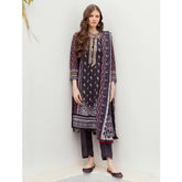 Al Zohaib Sun Shine Bliss Lawn Printed 3Pcs Unstitched Suit - 2