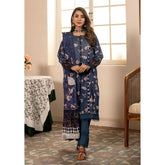 Al Zohaib Sun Shine Chikankari Lawn Printed Suit 3Pcs Unstitched Suit - 8