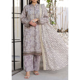 Vs Signature Printed Lawn Unstitched Suit 3Pcs - 343