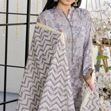 Vs Signature Printed Lawn Unstitched Suit 3Pcs - 343