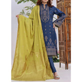 Vs Jacquard Broshia Suit Unstitched 3Pcs V-1 - 2308 - B