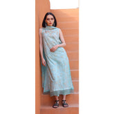Rashid Samar Printed Embroidered Lawn Unstitched 3Pcs Suit - 8156