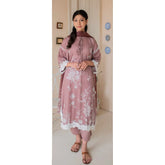 Rashid California Printed Embroidered Lawn Unstitched 3Pcs Suit - 8183