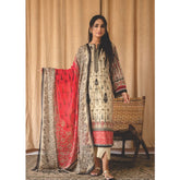 Rashid Chandni Printed Embroidered Lawn Unstitched 3Pcs Suit - 8036