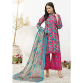 Bin Hameed Shalizeh Lawn Printed CO-Ords Unstitched 3Pcs Suit - 8