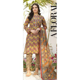 Bin Hameed Shalizeh Lawn Printed CO-Ords Unstitched 3Pcs Suit - 9