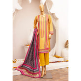 Shibra Printed Lawn Unstitched 3Pcs Suit - 6