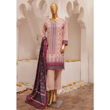 Shibra Printed Lawn Unstitched 3Pcs Suit - 8