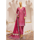 Shibra Printed Lawn Unstitched 3Pcs Suit - 3