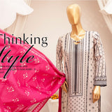 Shibra Printed Lawn Unstitched 3Pcs Suit - 7