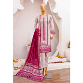 Shibra Printed Lawn Unstitched 3Pcs Suit - 4