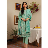 Rashid Sahl Printed Embroidered Lawn Unstitched 3Pcs Suit - 7431