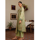 Rashid Sahl Printed Embroidered Lawn Unstitched 3Pcs Suit - 7438