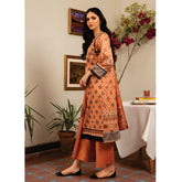 Rashid Sahl Printed Embroidered Lawn Unstitched 3Pcs Suit - 7440