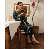Rashid Sahl Printed Embroidered Lawn Unstitched 3Pcs Suit - 7435