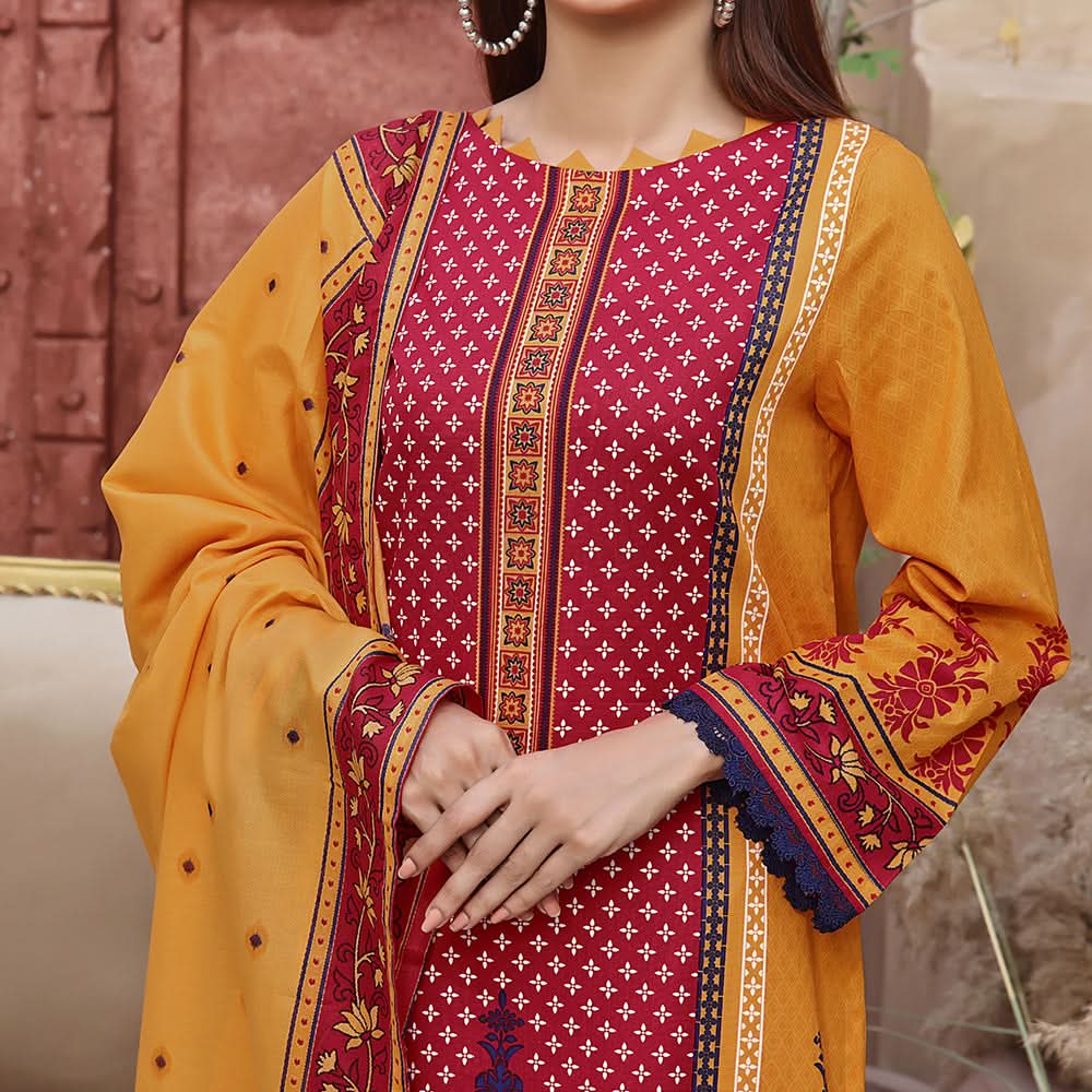 Vs Ayesha Alishba Printed Lawn Suit Unstitched 3Pcs - 231