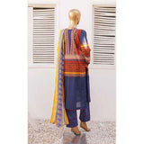 Zoha Lawn Printed Embroidered 3Pcs Suit with Bember Dupatta - 5