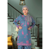 Eminent Women's Digital Printed Unstitched 2Pcs Co-Ord Set - P16