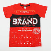 Boys Half Sleeves T-Shirt - Red