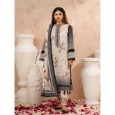 Anum Classic Digital Printed Lawn Unstitched Suit 3Pcs V 1 - 4